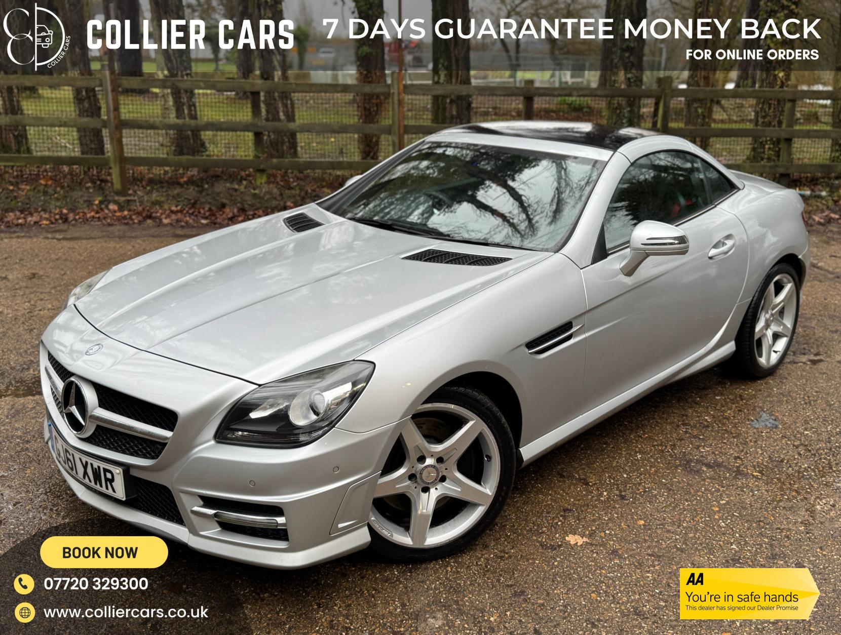 Mercedes-Benz SLK 1.8 SLK250 BlueEfficiency AMG Sport Edition 125 Convertible 2dr Petrol G-Tronic+ Euro 5 (s/s) (204 ps)