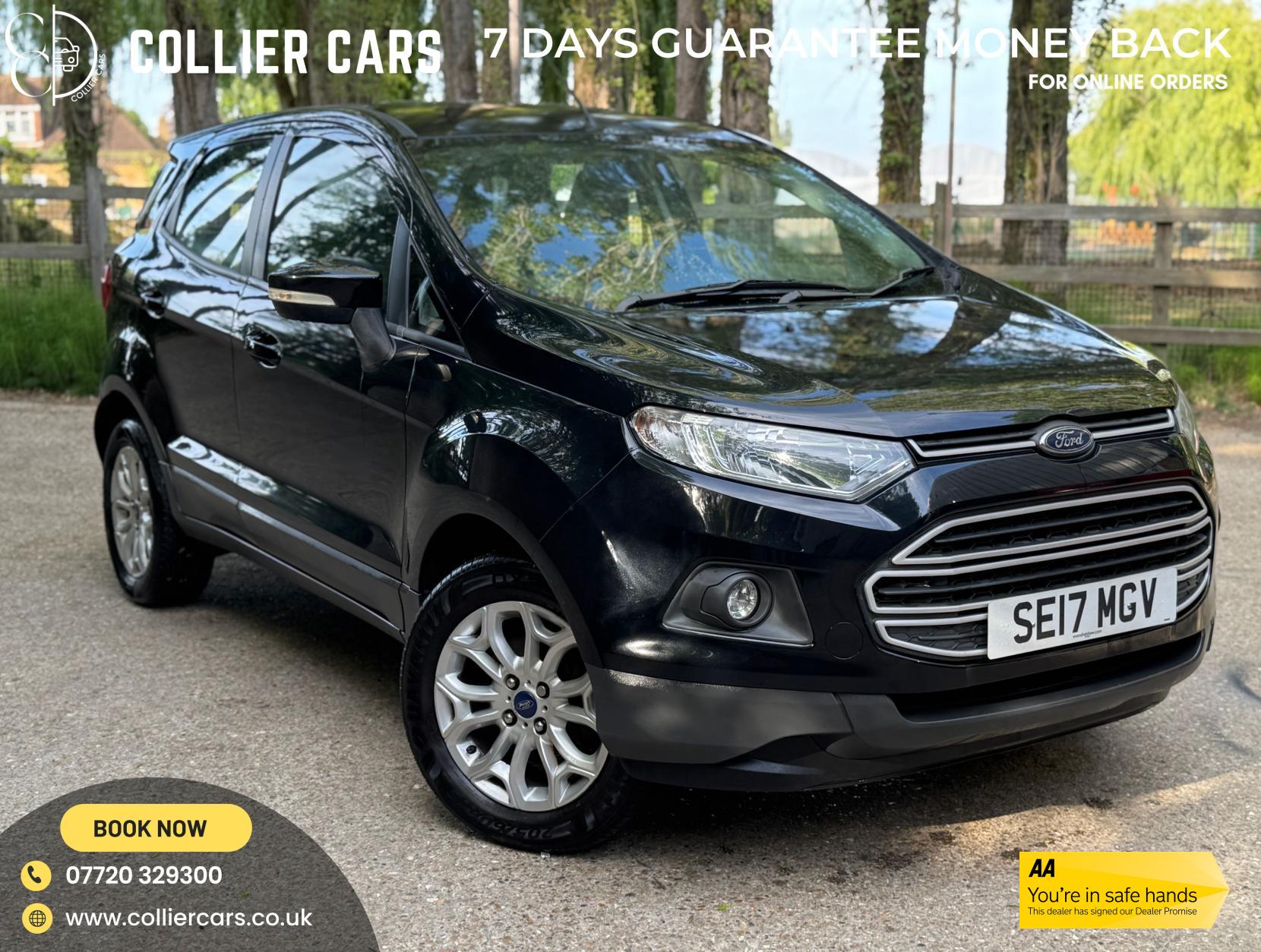 Ford EcoSport 1.0T EcoBoost Zetec SUV 5dr Petrol Manual 2WD Euro 6 (s/s) (125 ps)