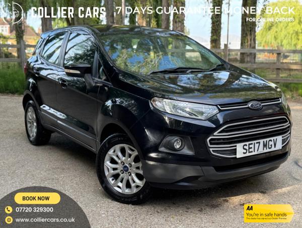 Ford EcoSport 1.0T EcoBoost Zetec SUV 5dr Petrol Manual 2WD Euro 6 (s/s) (125 ps)