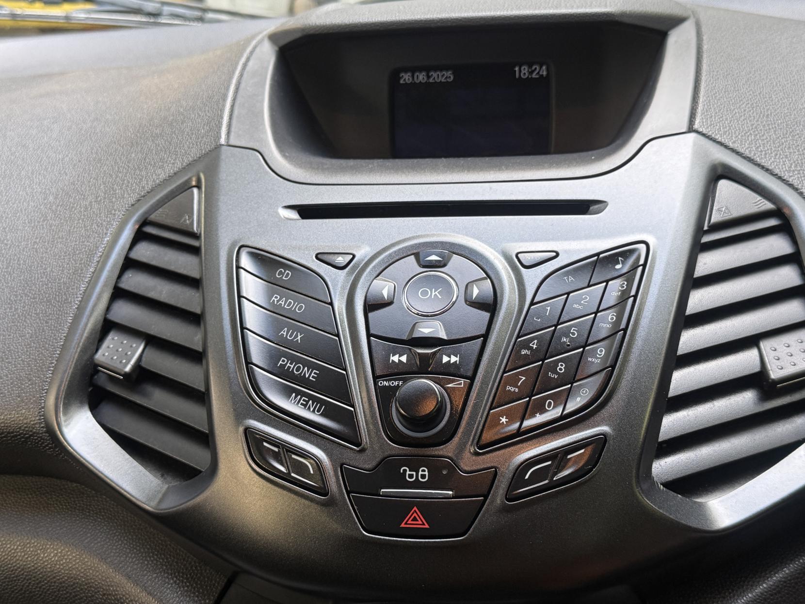 Ford EcoSport 1.0T EcoBoost Zetec SUV 5dr Petrol Manual 2WD Euro 6 (s/s) (125 ps)