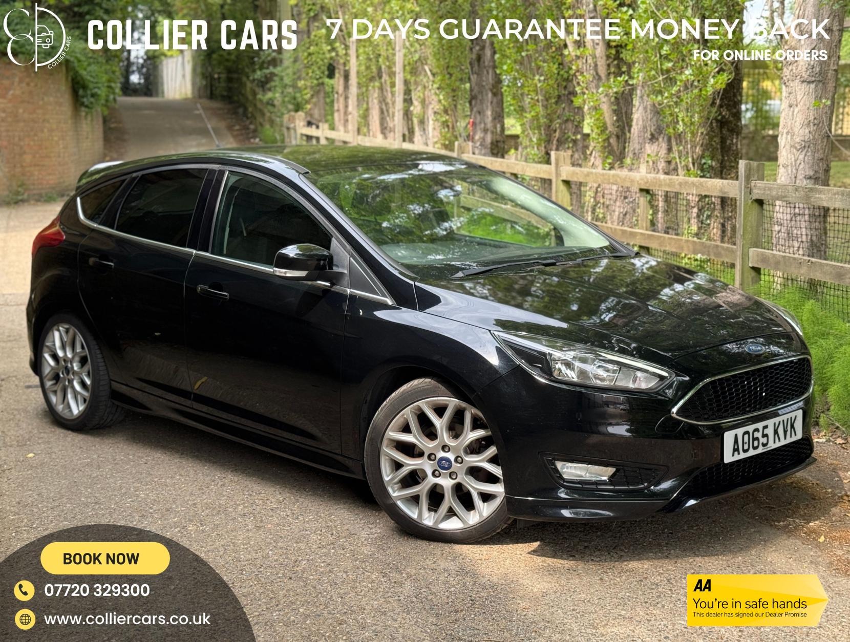 Ford Focus 1.0T EcoBoost Zetec S Hatchback 5dr Petrol Manual Euro 6 (s/s) (125 ps)