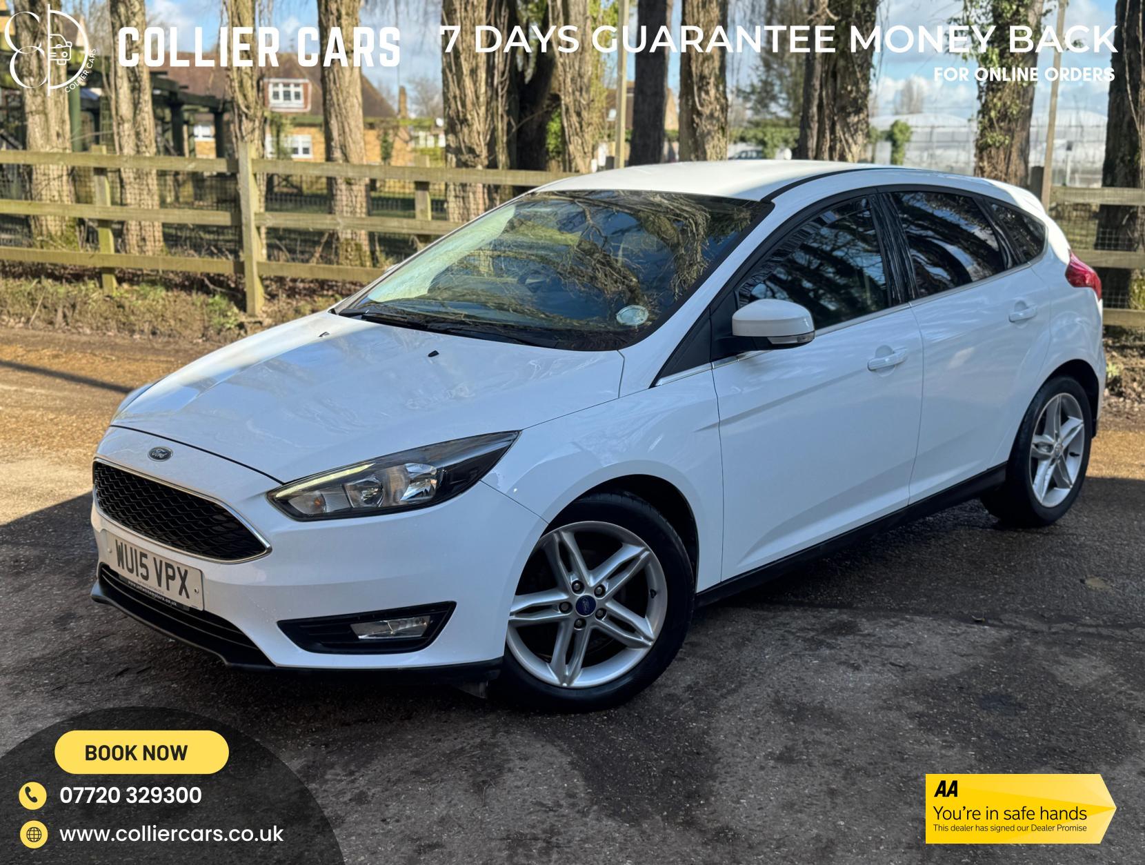 Ford Focus 1.0T EcoBoost Zetec Hatchback 5dr Petrol Manual Euro 6 (s/s) (100 ps)