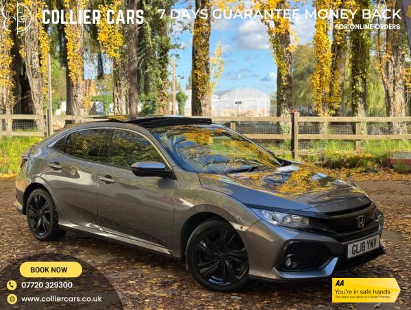 Honda Civic 1.0 VTEC Turbo EX Hatchback 5dr Petrol CVT Euro 6 (s/s) (126 ps)