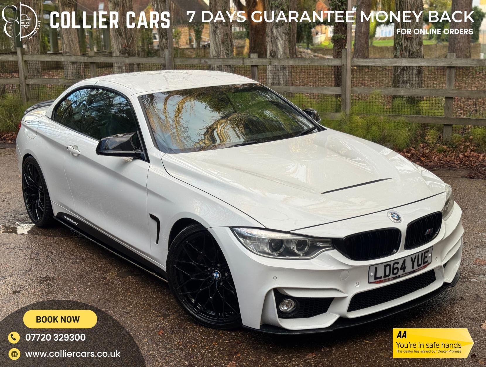 BMW 4 Series 2.0 420d M Sport Convertible 2dr Diesel Auto Euro 6 (s/s) (184 ps)
