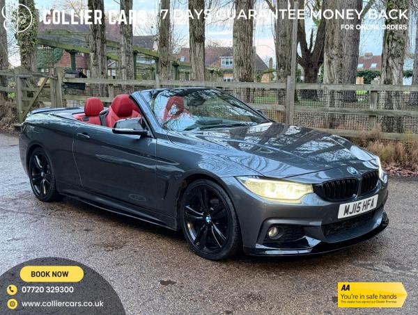 BMW 4 Series 2.0 420d M Sport Convertible 2dr Diesel Auto Euro 6 (s/s) (184 ps)