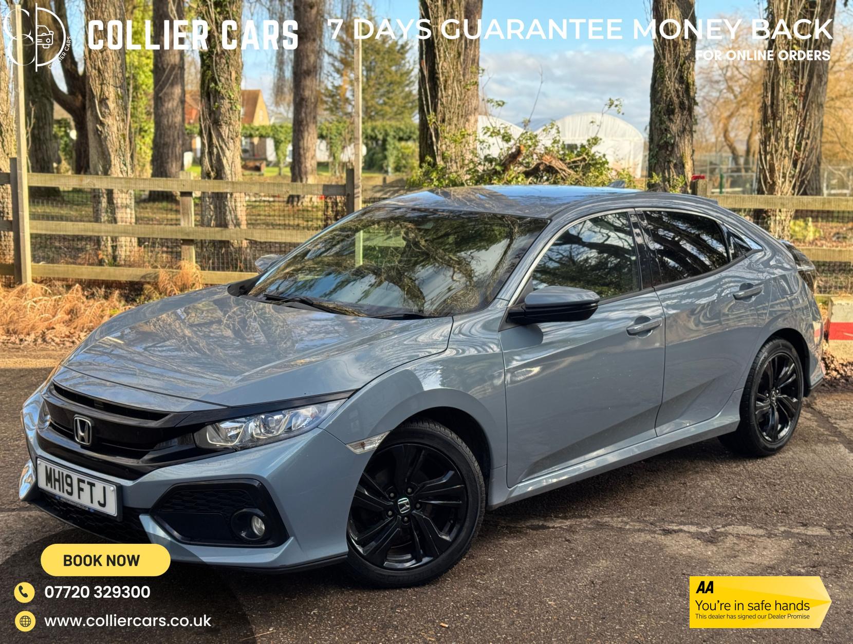 Honda Civic 1.0 VTEC Turbo SR Hatchback 5dr Petrol Manual Euro 6 (s/s) (126 ps)