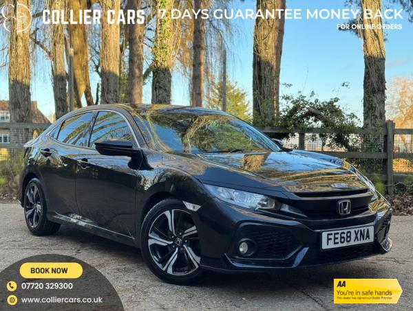 Honda Civic 1.0 VTEC Turbo SR Hatchback 5dr Petrol Manual Euro 6 (s/s) (126 ps)