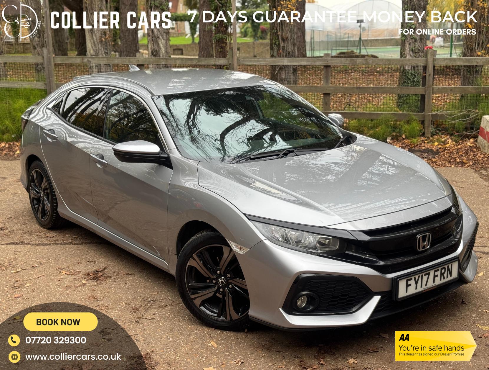 Honda Civic 1.0 VTEC Turbo SR Hatchback 5dr Petrol CVT Euro 6 (s/s) (129 ps)