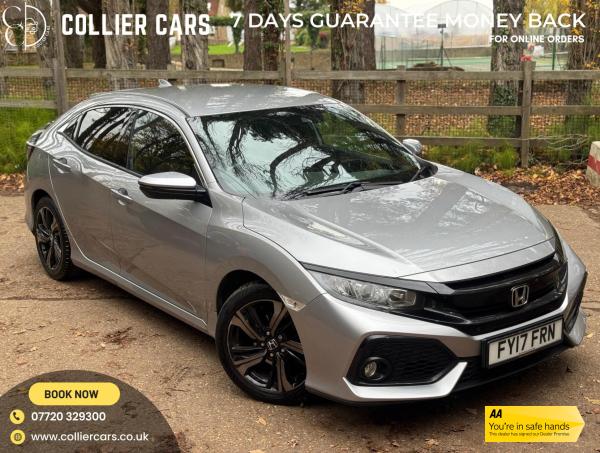 Honda Civic 1.0 VTEC Turbo SR Hatchback 5dr Petrol CVT Euro 6 (s/s) (129 ps)