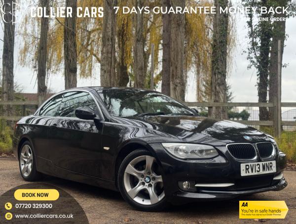 BMW 3 Series 2.0 320i SE Convertible 2dr Petrol Auto Euro 5 (170 ps)